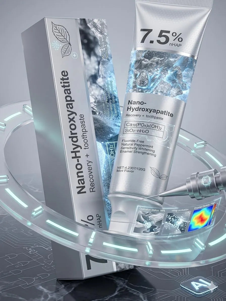 Nano-Hydroxyapatite Toothpaste 75% Whitening Cream