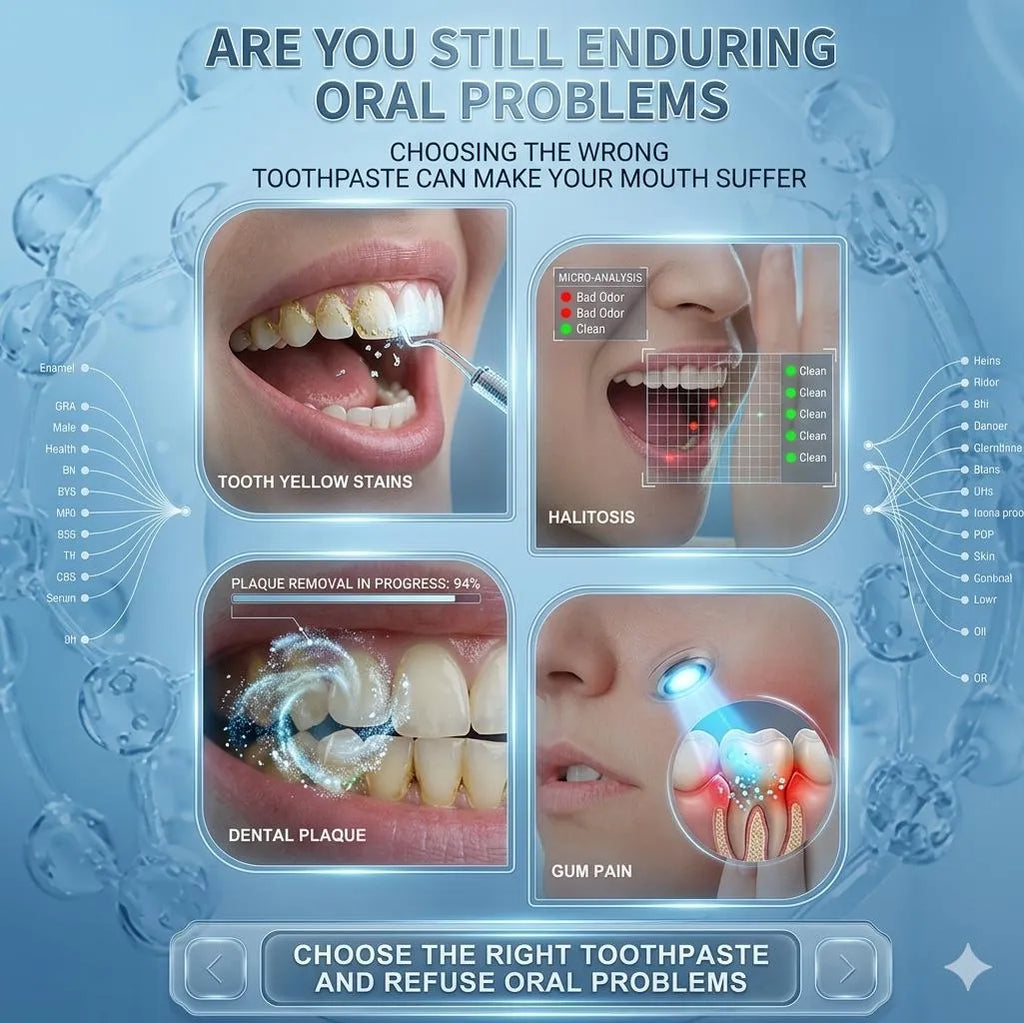 Nano-Hydroxyapatite Toothpaste 75% Whitening Cream