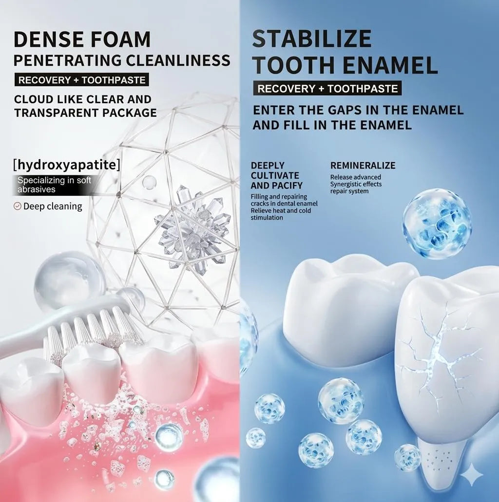 Nano-Hydroxyapatite Toothpaste 75% Whitening Cream