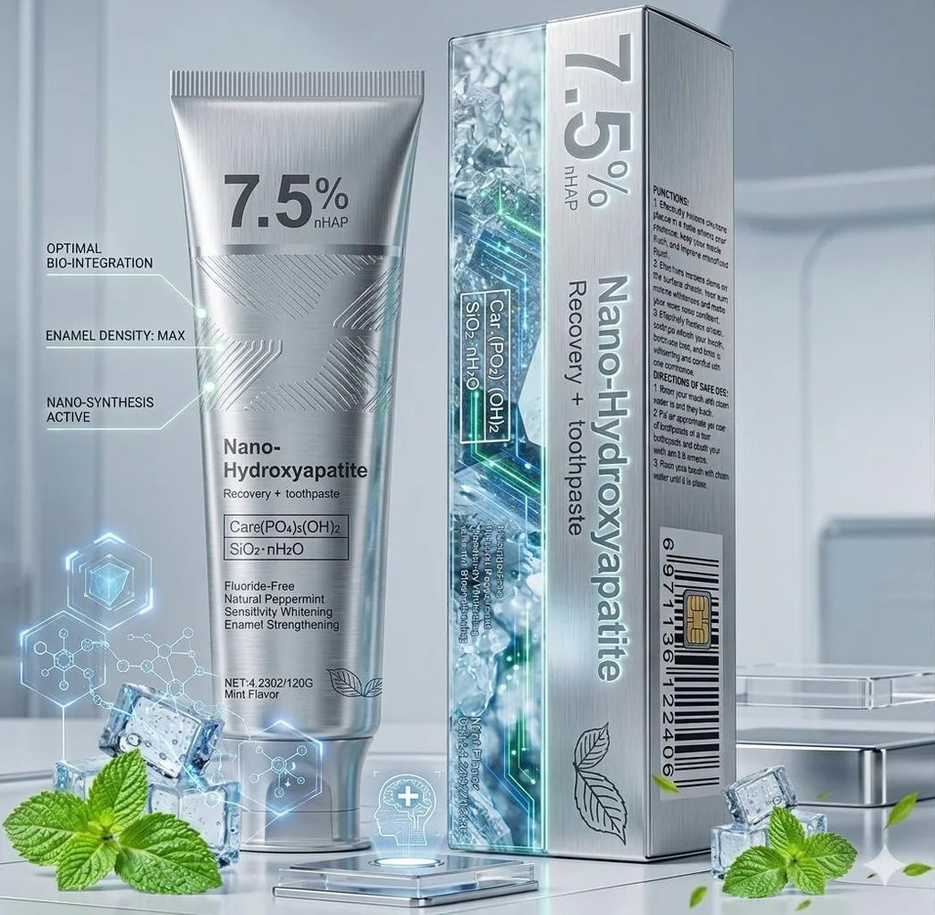Nano-Hydroxyapatite Toothpaste 75% Whitening Cream