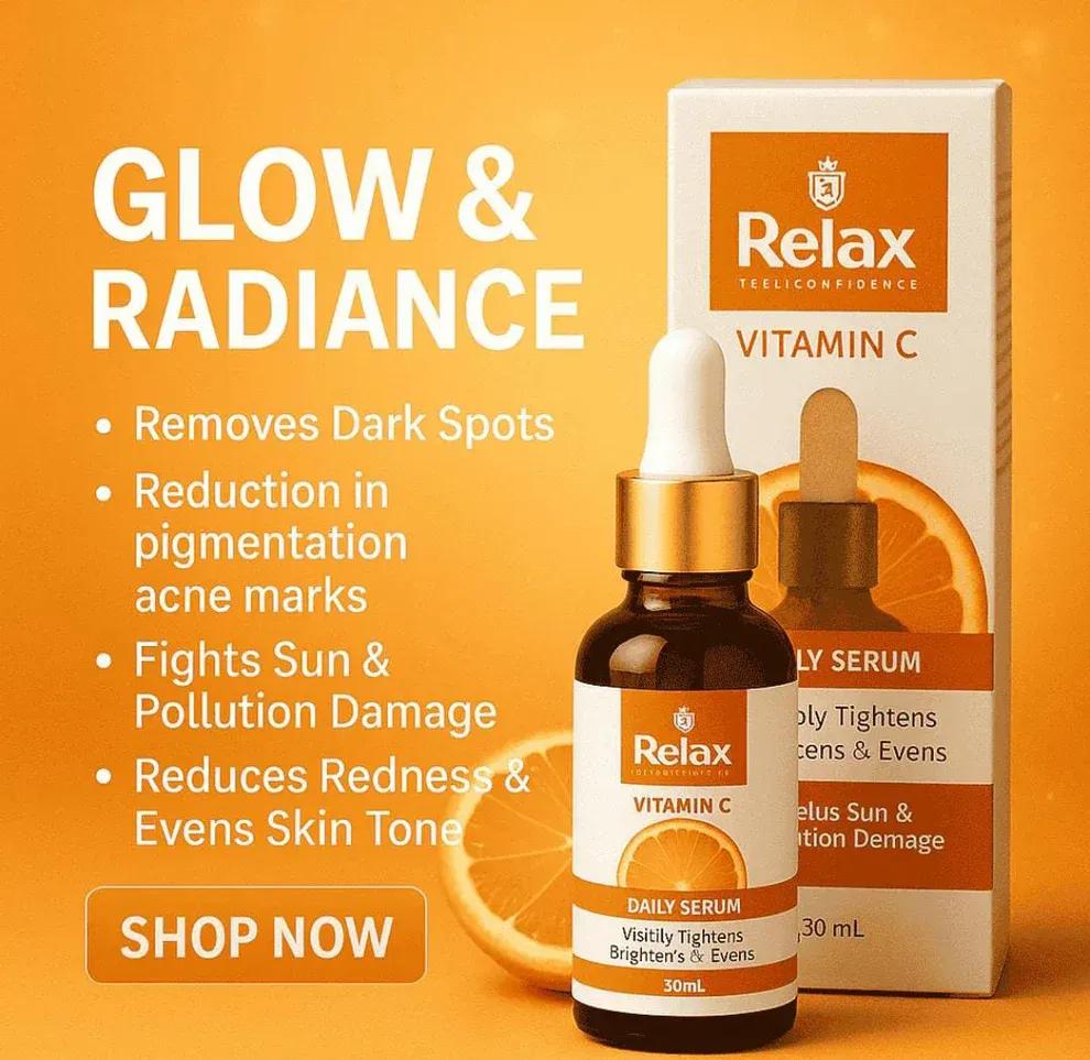 Vitamin C Serum for Brightening & Acne Removal
