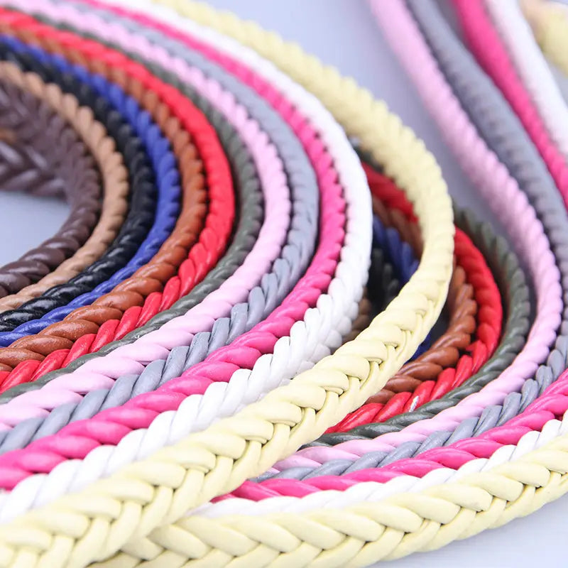 Women Braided Thin Belt Casual Fashion Accessory Set