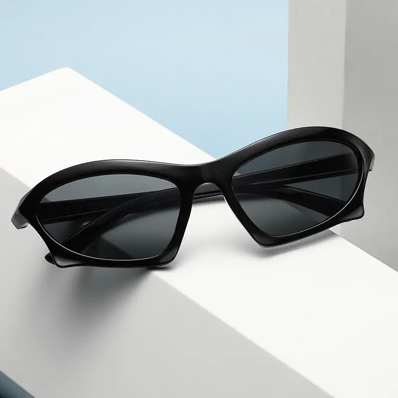 Silver Frame UV Protection Sunglasses for Men Women
