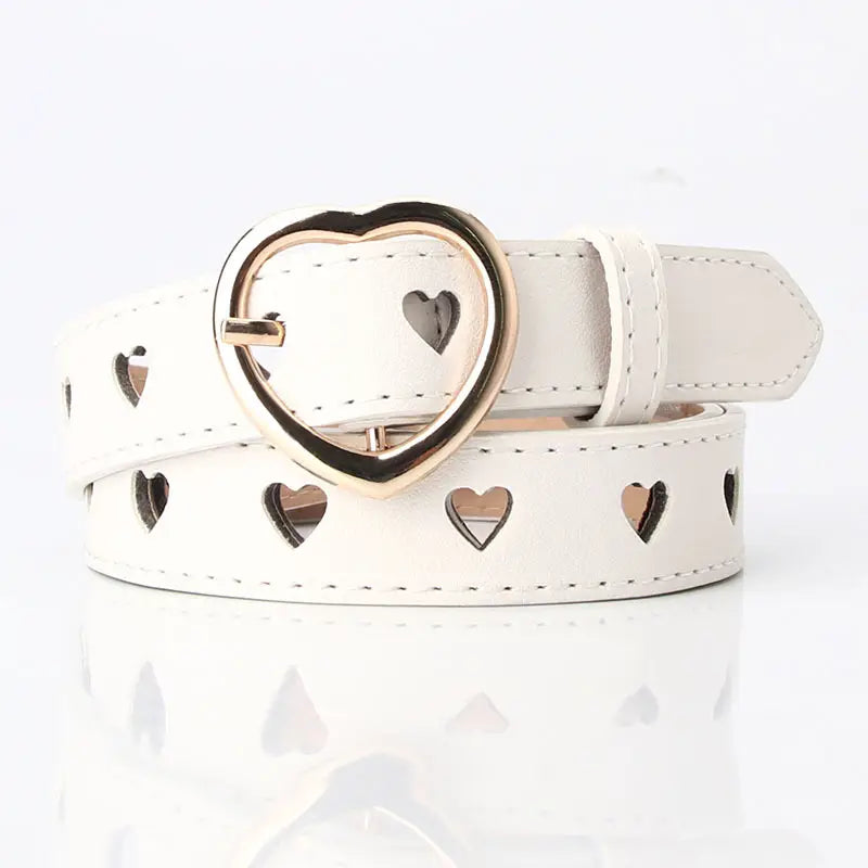 Heart Buckle Belt for Women in Multiple Colors