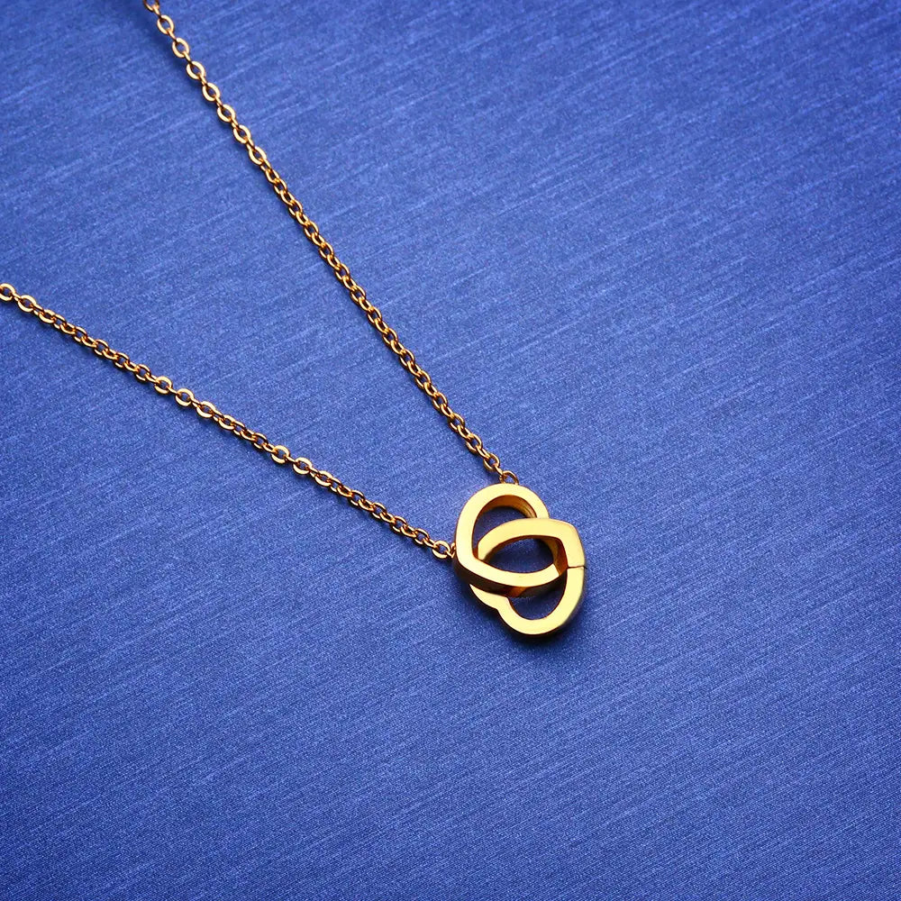 Silver Heart Necklace for Women Daily Wear Fashion Jewelry