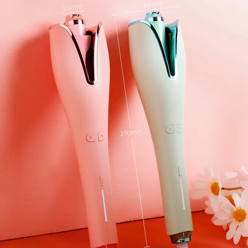 Pink Automatic Curling Iron for Pakistani Women