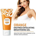 Orange Enzyme Exfoliating Gel for Brightening Skin Tone