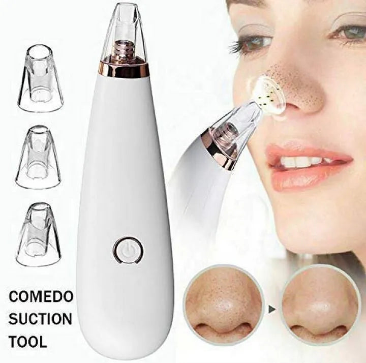 Derma Suction Facial Cleanser with 4 Tips
