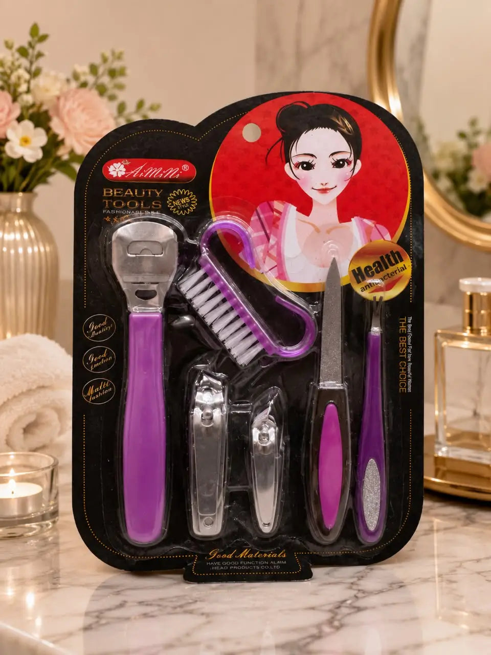 Non-Irritating Ingredients Mani Pedi Kit 100 Pack Of 1