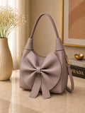 Women's Leather Plain Shoulder Bag