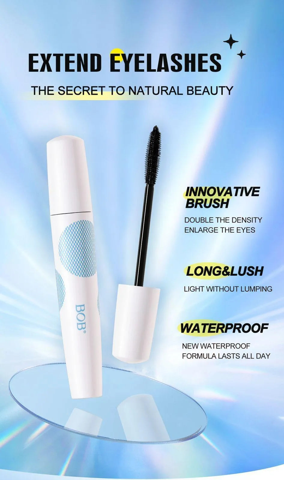 Waterproof Eyelash Mascara Black 100g