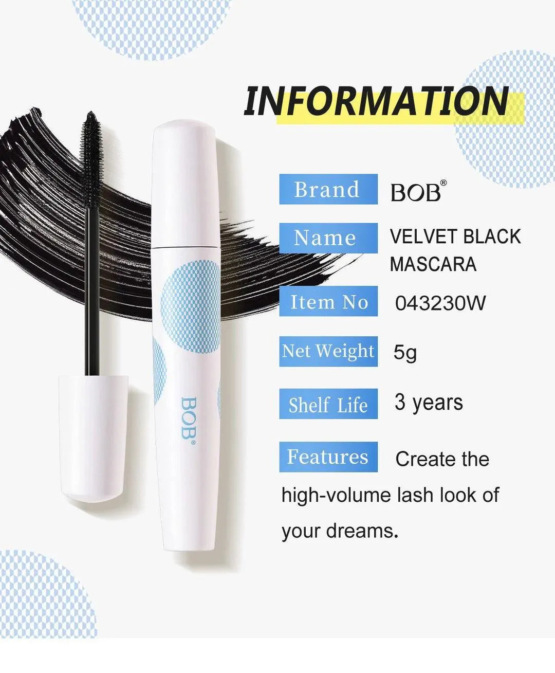 Waterproof Eyelash Mascara Black 100g