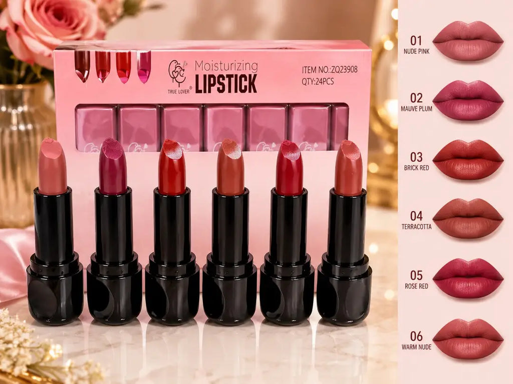 Moisturizing Lipstick 6 pcs Set