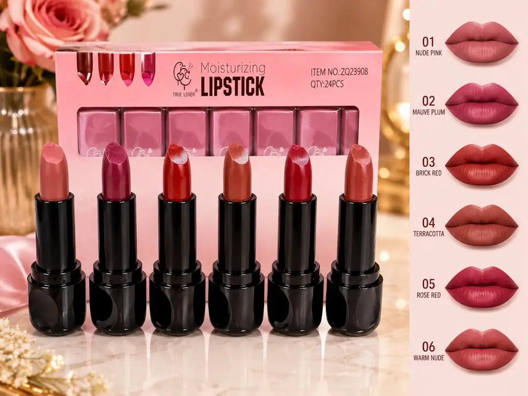 Moisturizing Lipstick 6 pcs Set