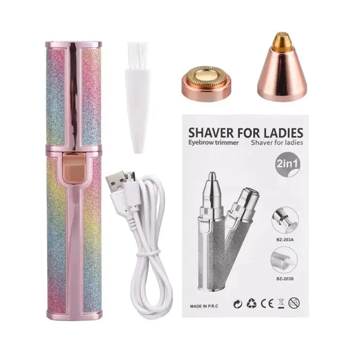 Rechargeable Eyebrow Trimmer for Women & Men Multicolor