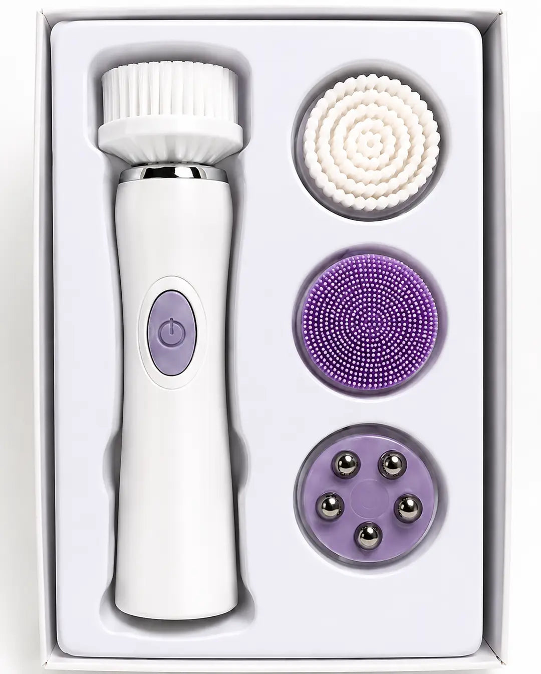 Electric Face Cleansing Brush GBL-737 | 3-in-1 Facial Cleansing & Massage Brush | IPX5 Waterproof | 2 Speed