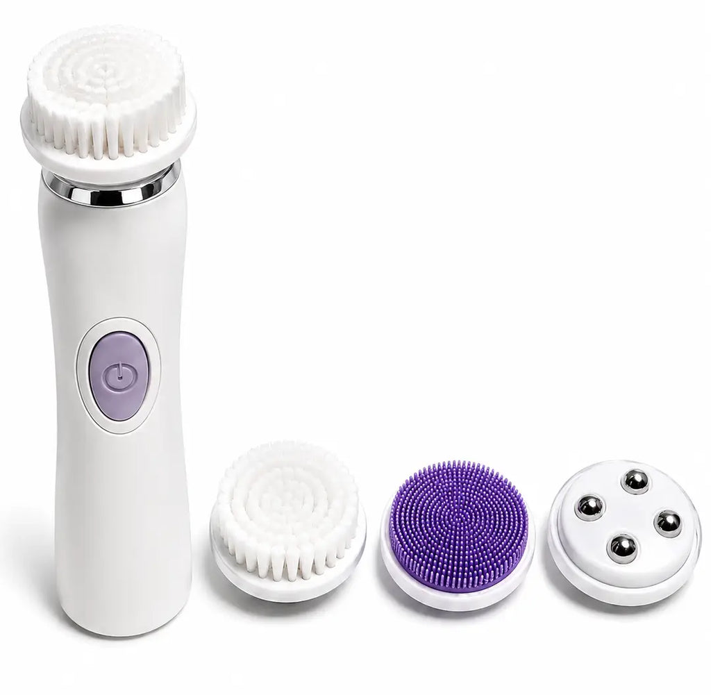Electric Face Cleansing Brush GBL-737 | 3-in-1 Facial Cleansing & Massage Brush | IPX5 Waterproof | 2 Speed