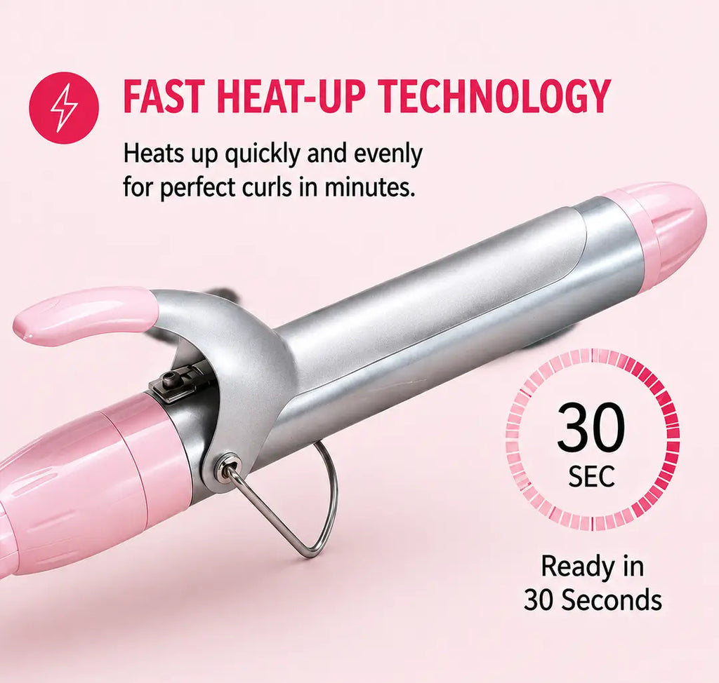 RIWA Professional Hair Curling Iron – Salon Style Curls at Home | 32mm