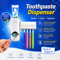 Wall Mounted Automatic Toothpaste Dispenser & Toothbrush Holder – Hygienic Bathroom Organizer