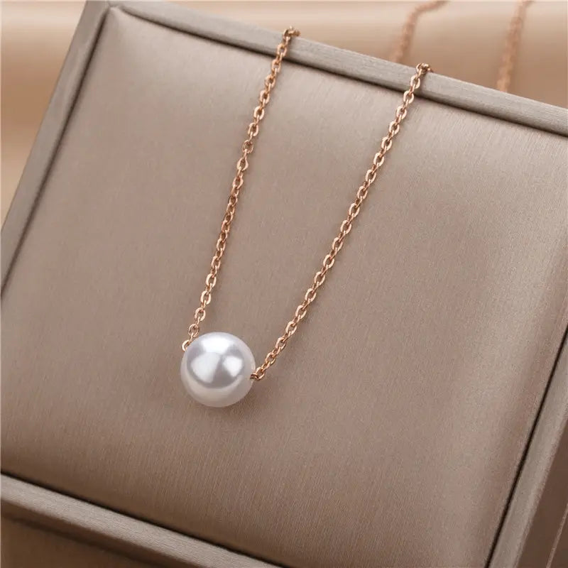 Pearl Necklace Set