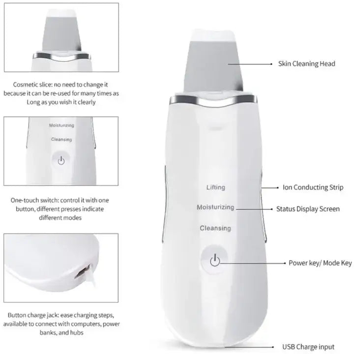 Deep Cleansing Blackhead Remover Pore Cleanser Facial Beauty Lifting Tool