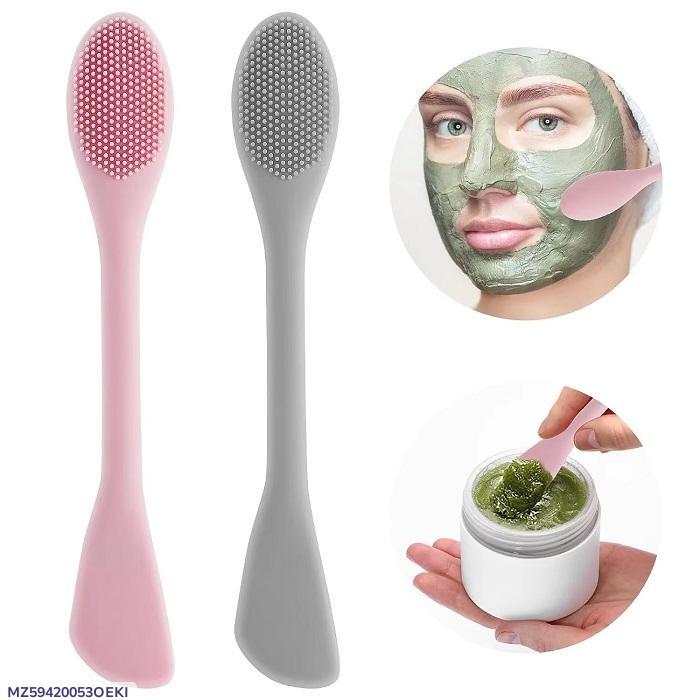 Silicone Face Brush Set of 2 for Exfoliation