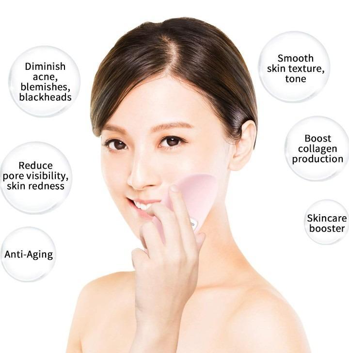 Rechargeable Pink Facial Cleanser for Clear Skin