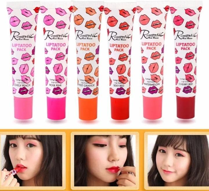 Lip Gloss Pack 6 Shades Long Lasting Smudge Resistant
