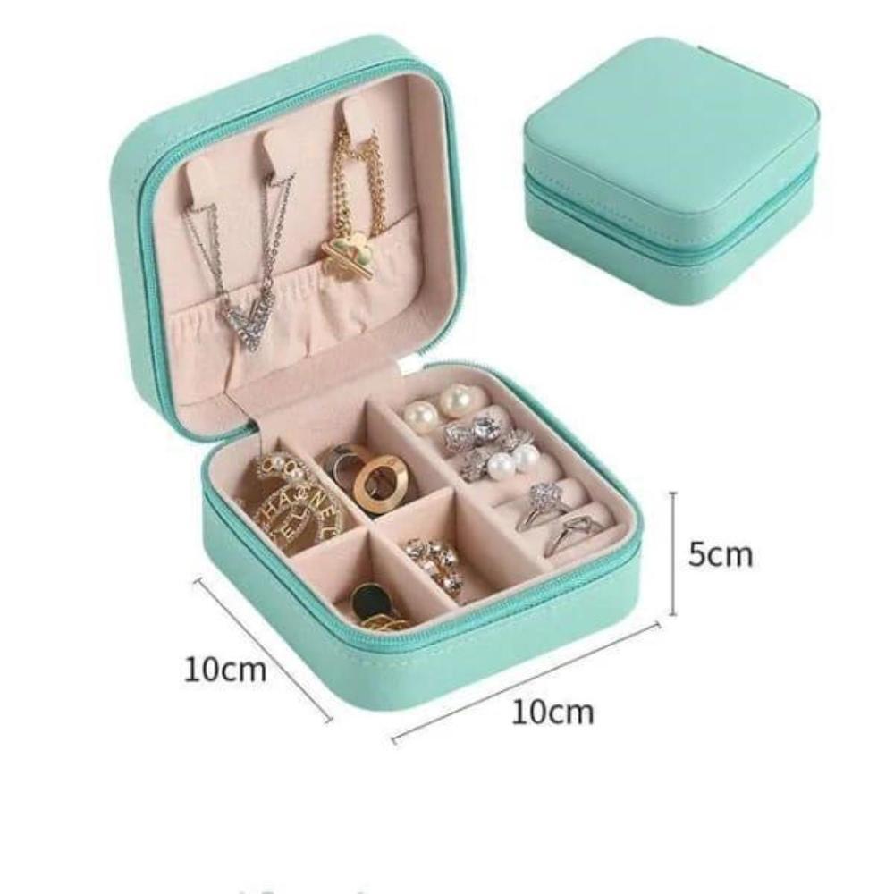 Stylish Pink Jewelry Box for Women Travel Home