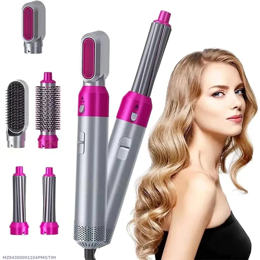 5-in-1 Hair Curler & Straightener for Women