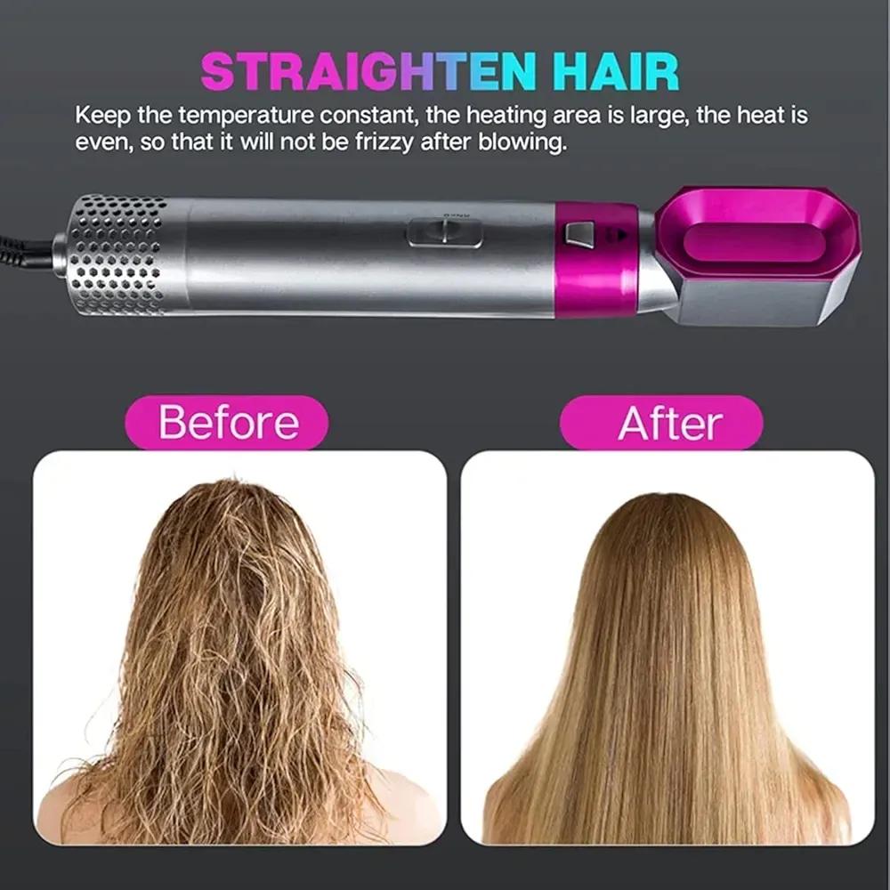5-in-1 Hair Curler & Straightener for Women