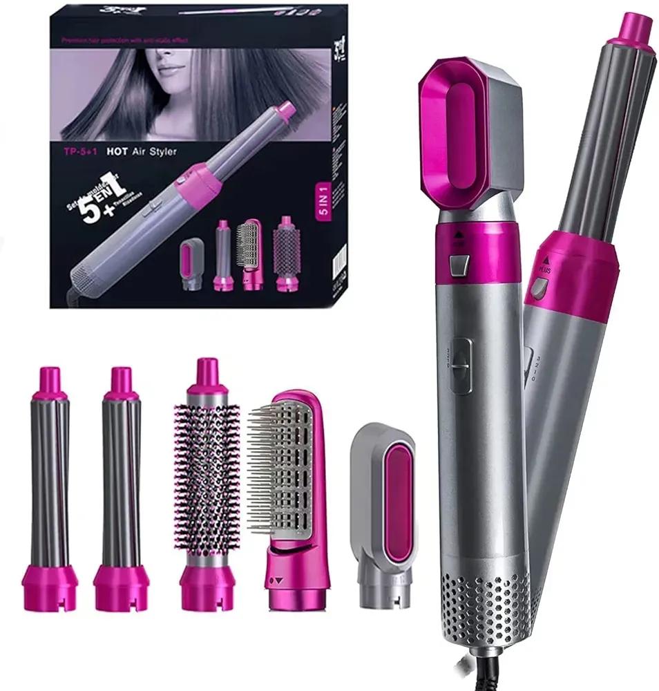5-in-1 Hair Curler & Straightener for Women
