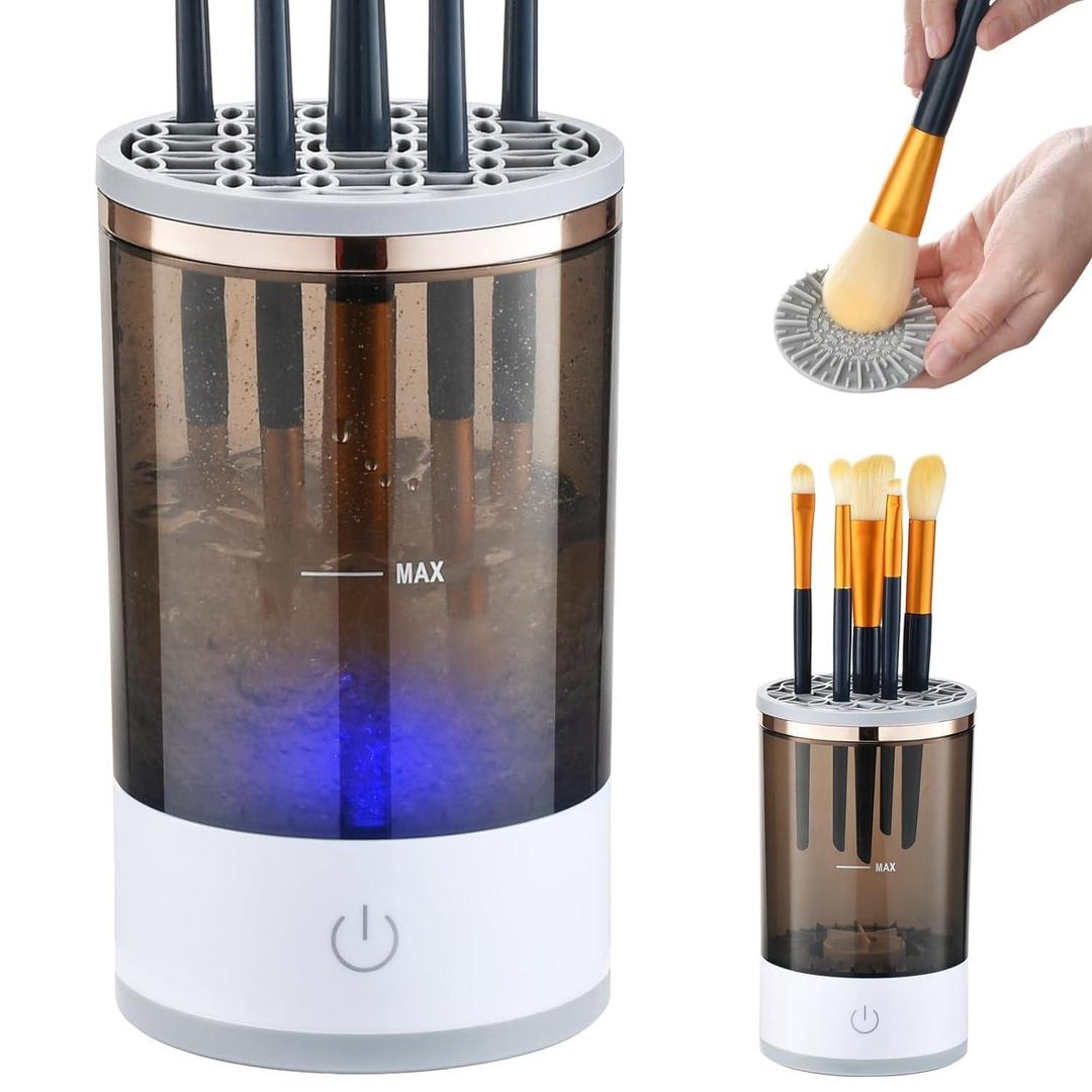 Electric Makeup Brush Cleaner 50ml ABS UV Sterilizer