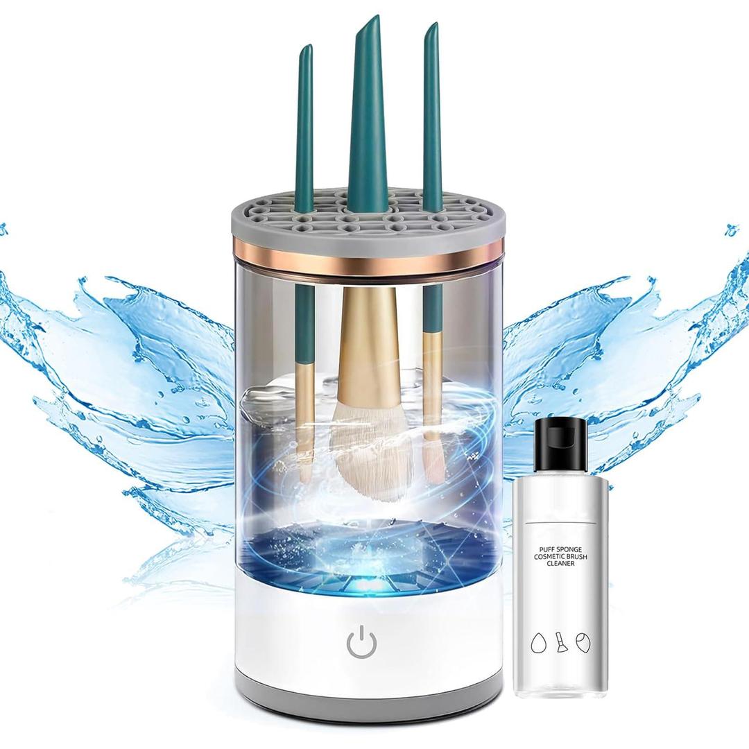 Electric Makeup Brush Cleaner 50ml ABS UV Sterilizer