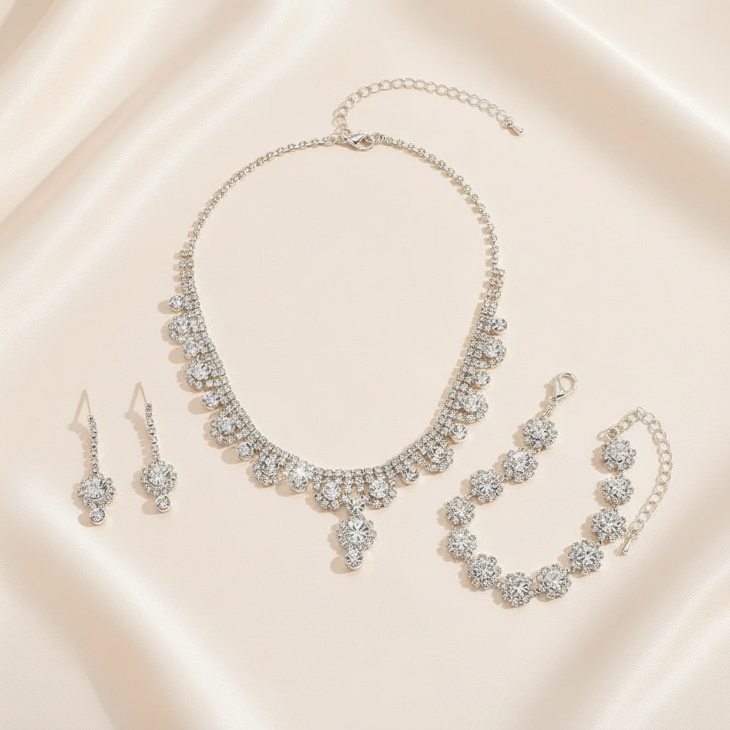 Bridal jewellery set hero preview