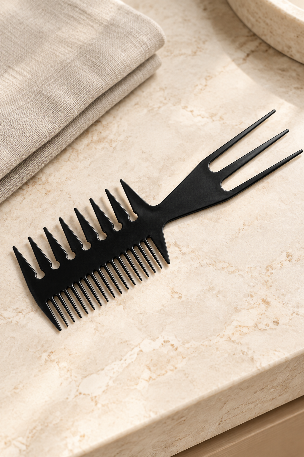 Comb vanity scene