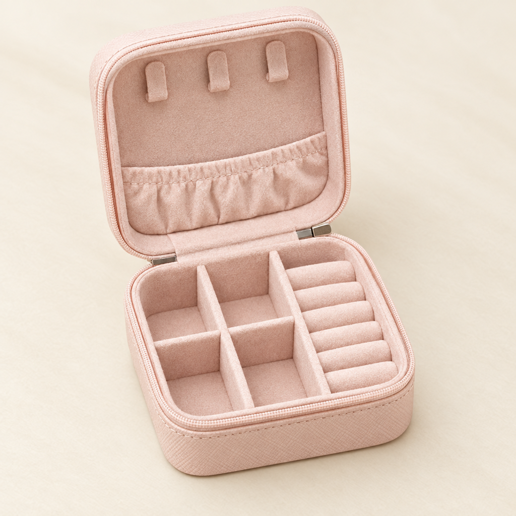 Pink jewellery box interior preview