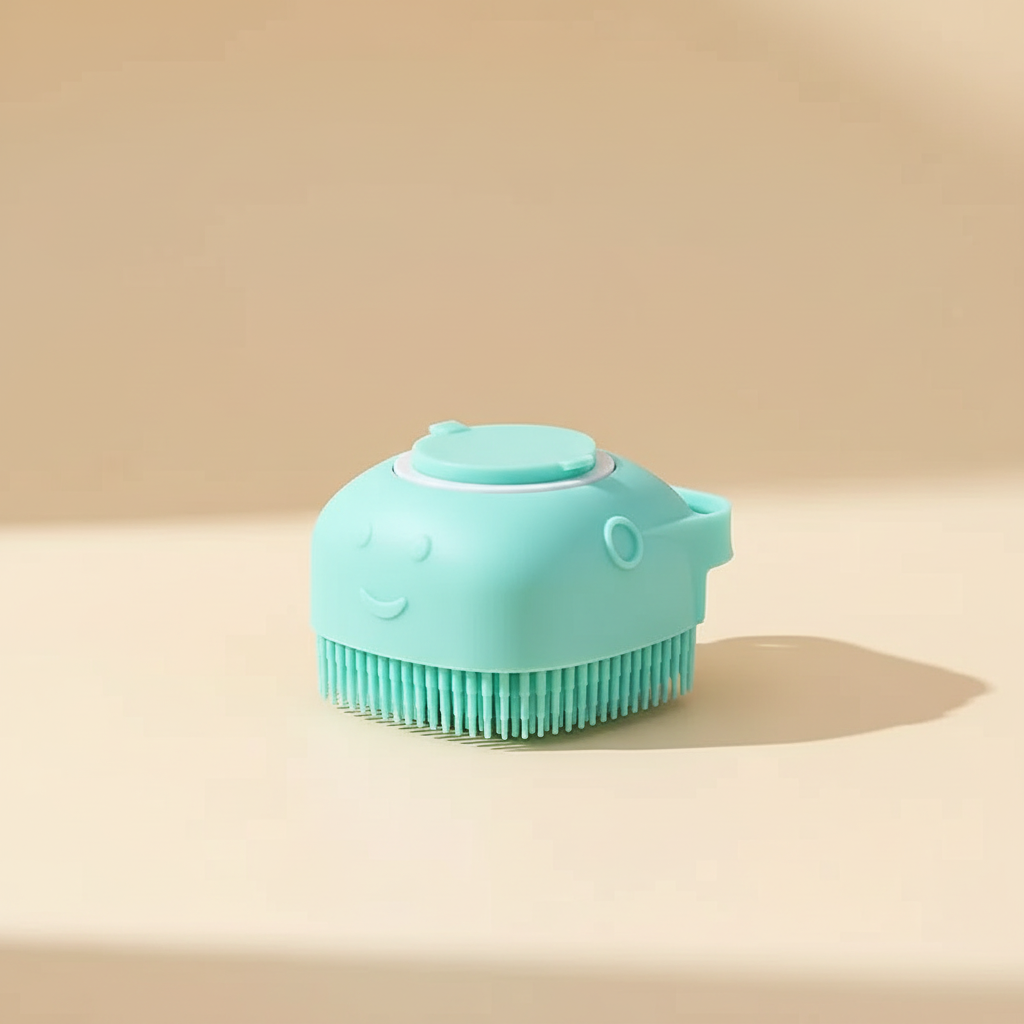 TAJIO silicone bath brush hero render