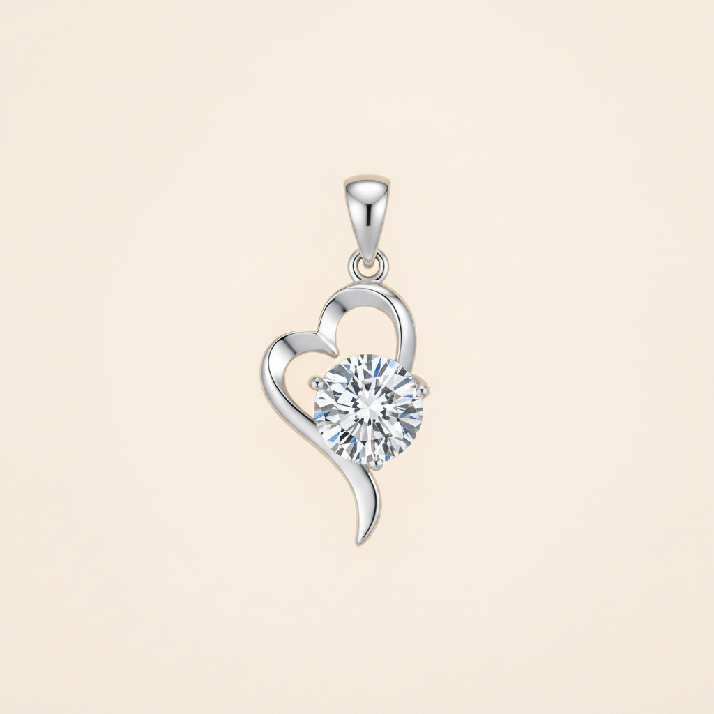 White-stone heart pendant hero